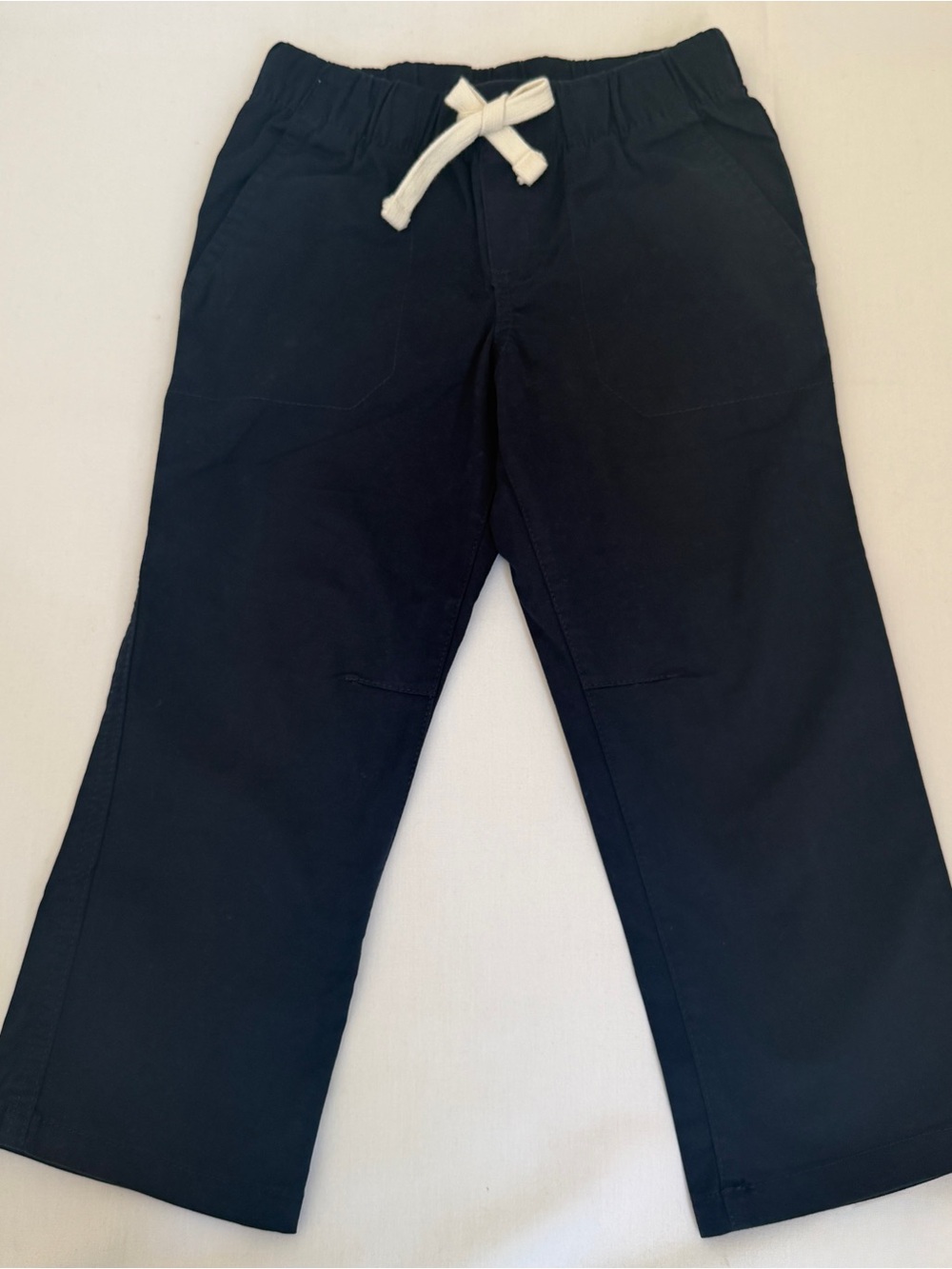 Cat & Jack Boys Navy Pants Size 4 Pull On Elastic Waist School Uniform